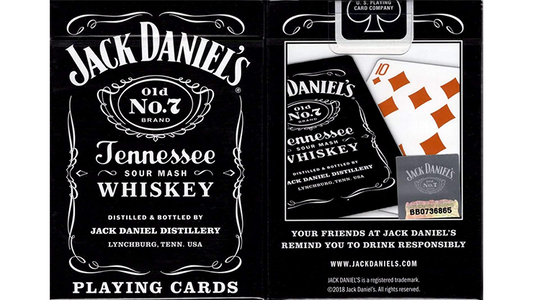 Jack Daniel's Black/Honey Set Playing Cards by USPCC