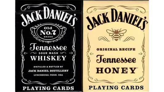 Jack Daniel's Black/Honey Set Playing Cards by USPCC