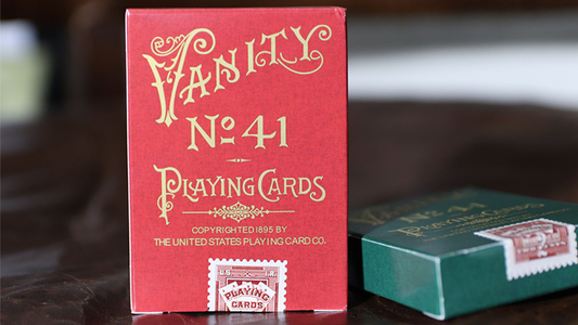 Limited Edition Late 19th Century Vanity Creature (Red) Playing Cards