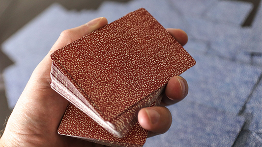 Limited Late 19th Century Square Faro (Red) Playing Cards