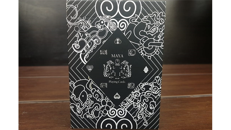 Maya Playing Cards Magic Black