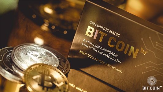 The Bit Coin Silver (3 Gimmicks and Online Instructions) by SansMinds - Trick