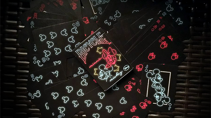 Mickey Mouse Neon Playing Cards