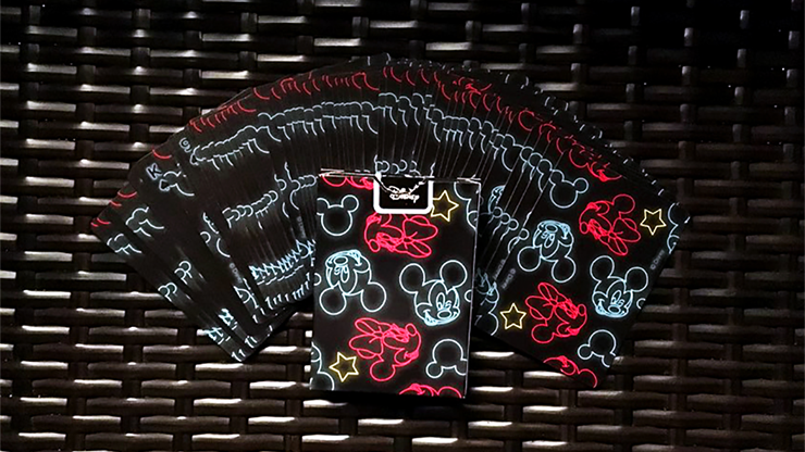 Mickey Mouse Neon Playing Cards