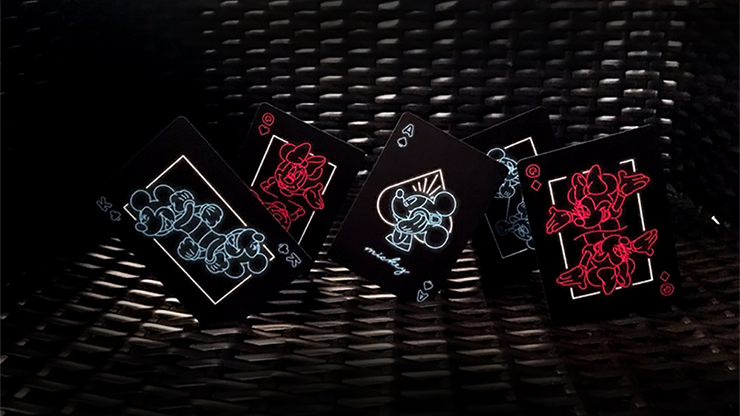 Mickey Mouse Neon Playing Cards