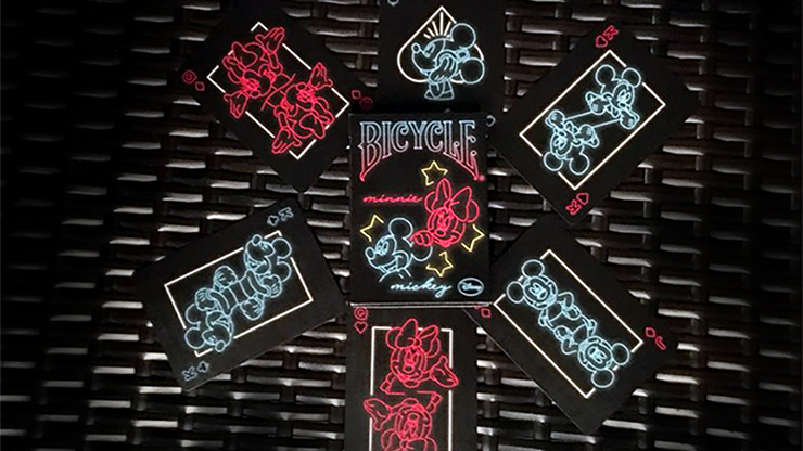 Mickey Mouse Neon Playing Cards