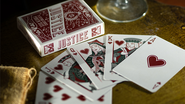 Justice (Red) Playing Cards