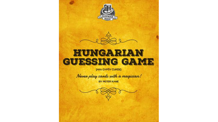 Hungarian Guessing Game AKA Gypsy Curse (Gimmicks and Online Instructions) by Kaymar Magic - Trick