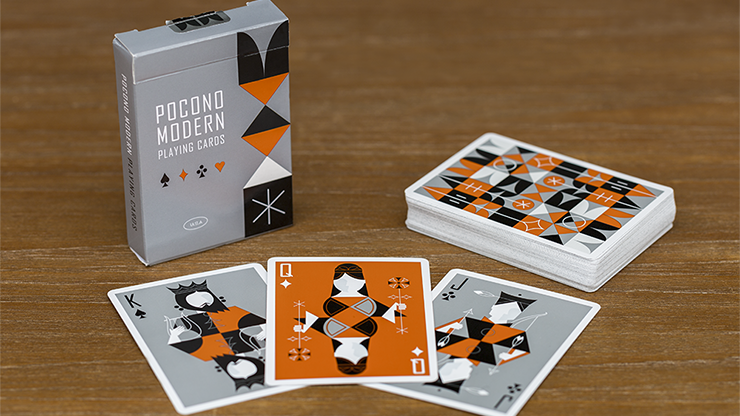 Retro Deck (Gray) Playing Cards