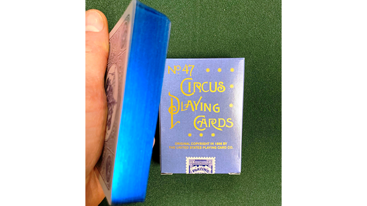 Circus No. 47 (Blue Gilded) Playing Cards