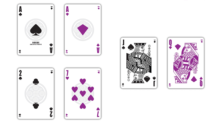 Rouge Amethyst Purple (Marking System)  Playing Cards