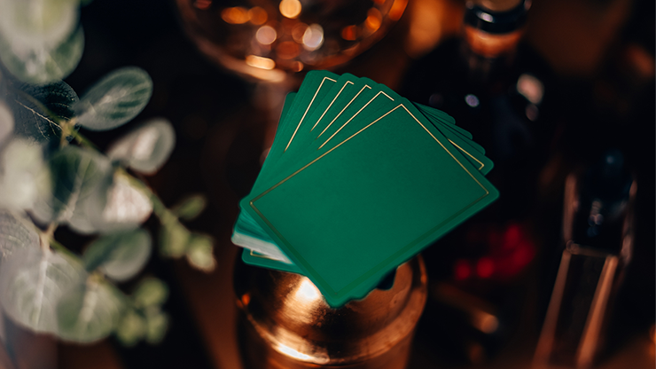 NOC Out: Green and Gold Playing Cards