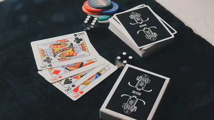 Juice Joint (Black) Playing Cards by Michael McClure