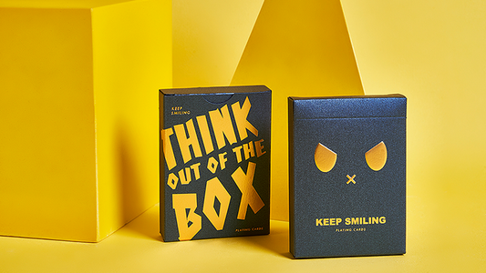 Keep Smiling Blue V2 Playing Cards by Bocopo