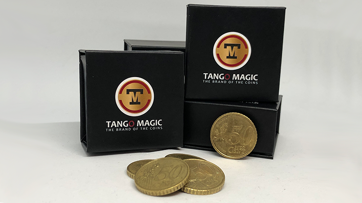 Perfect Shell Coin Set Euro 50 Cent (Shell and 4 Coins E0091) by Tango Magic - Trick