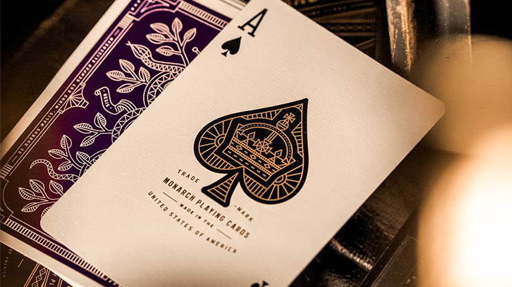 Monarch Royal Edition (Purple) Playing Cards by theory11