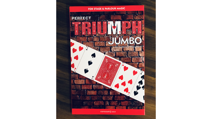 Perfect Triumph JUMBO (Gimmicks and Online Instructions) by Federico Poeymiro - Trick