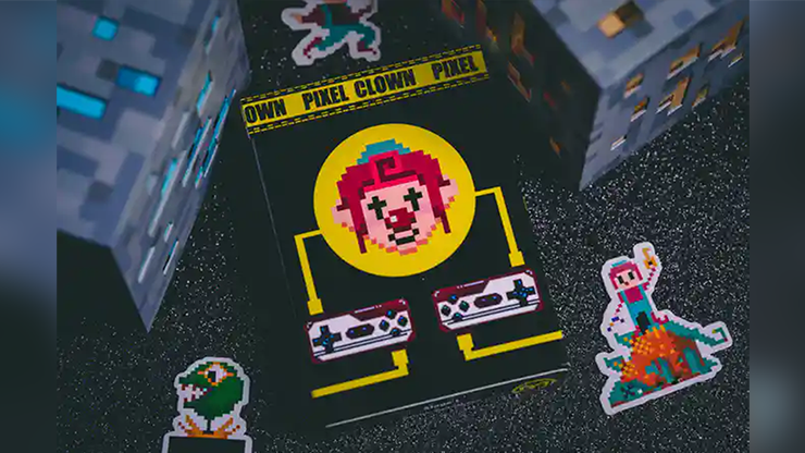 Pixel Clown Playing Cards