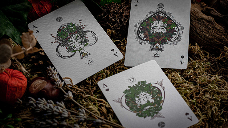 The Green Man Playing Cards (Autumn)  by Jocu