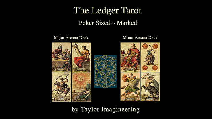 Ledger Major and Minor (2 decks and Online Instructions) Arcana Deck Poker Sized by Taylor Imagineering