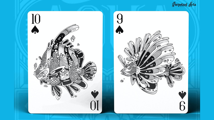 Aqua Species Playing Cards by Perpetual Arts