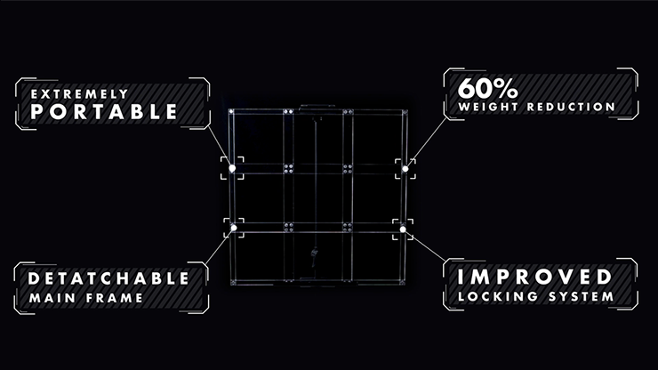 Tic Tac Toe X (Stage) (Gimmick and Online Instructions) by Bond Lee and Kaifu Wang - Trick