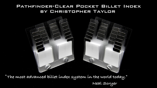 The Path-Finder Clear Pocket Index Single (Gimmick and Online Instructions) by Christopher Taylor - Trick