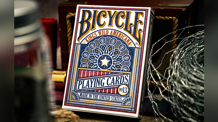 Kings Wild Bicycle Americana Playing  Cards by Jackson Robinson