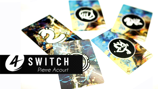 4 Switch (Gimmicks and Online Instructions) by Pierre Acourt & Magic Dream - Trick