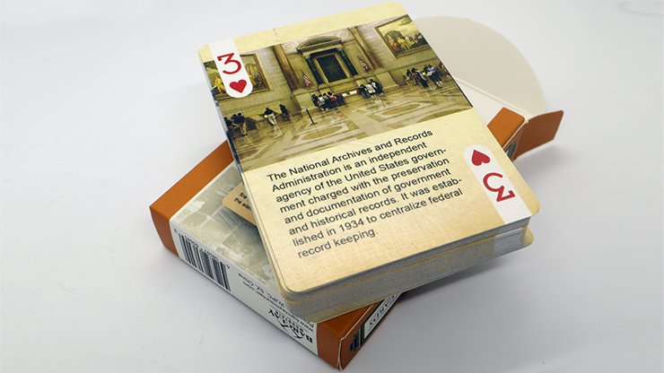 History Of Washington DC Playing Cards