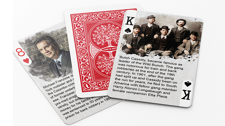 History Of American Crime Playing Cards