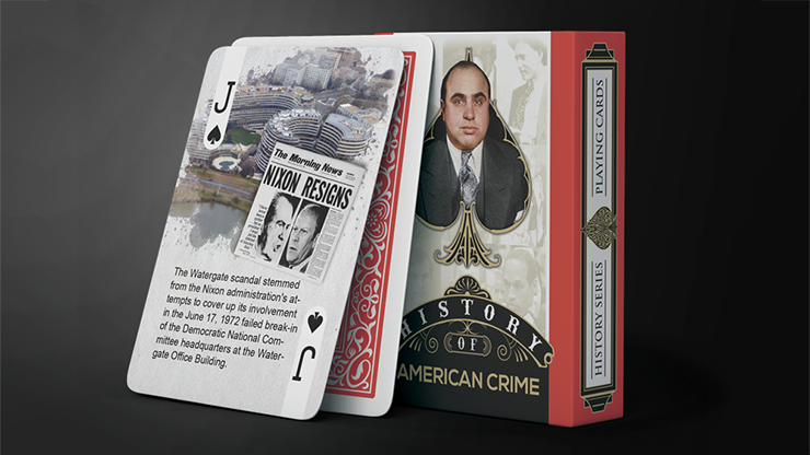 History Of American Crime Playing Cards