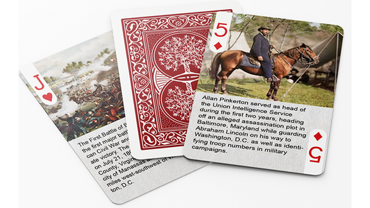 History Of American Civil War Playing Cards