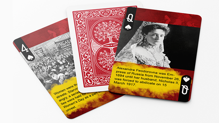 History Of Russian Revolution Playing Cards