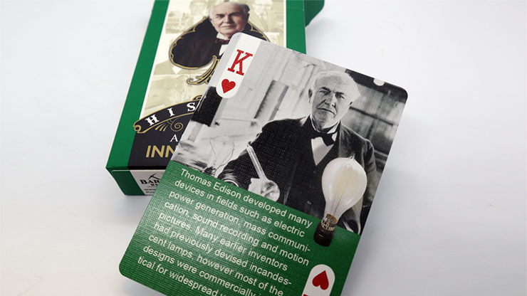 History Of American Innovation Playing Cards