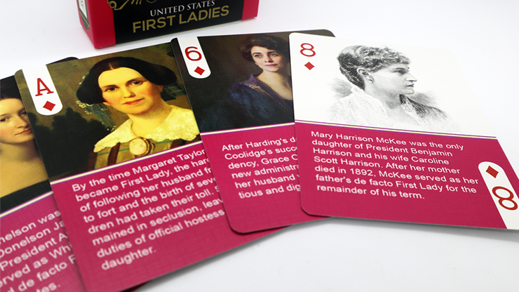 History Of American First Ladies Playing Cards