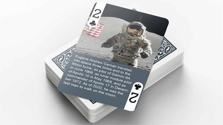 History Of Space Race Playing Cards