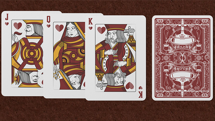 Hops & Barley (Deep Amber Ale) Playing Cards by JOCU Playing Cards