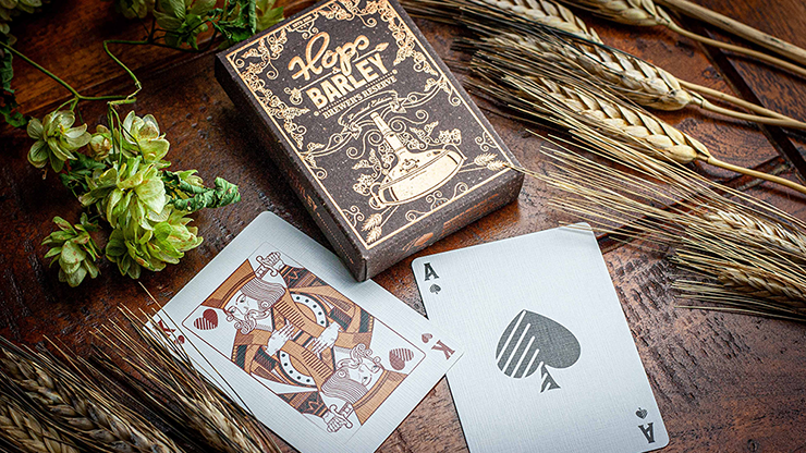 Hops & Barley (Copper) Playing Cards by JOCU Playing Cards