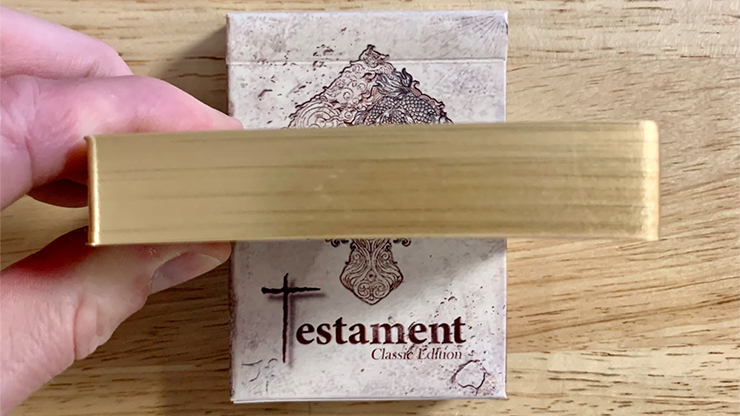 Gilded Testament Playing Cards