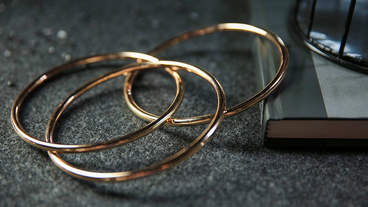 4" Linking Rings (Gold) by TCC - Trick