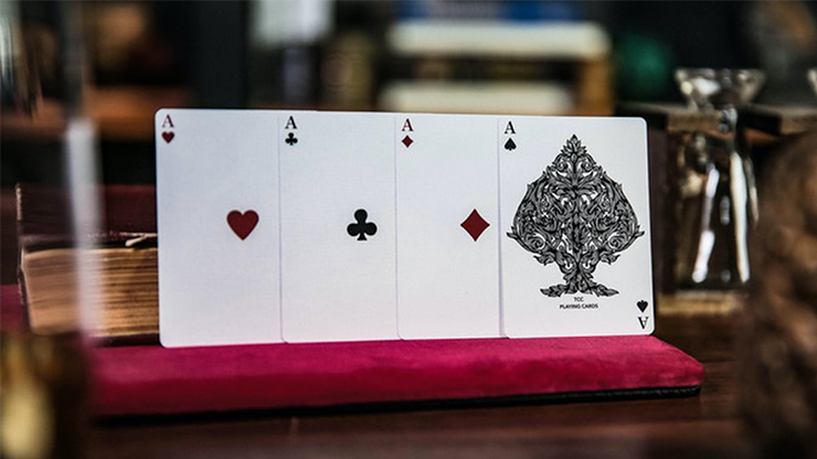 Luxury Sword T (Red) Playing Cards by TCC