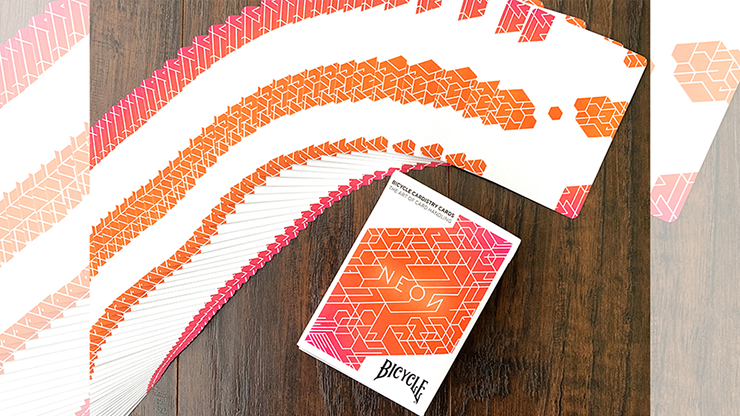 Orange Bump Neon Playing Cards by US Playing Card Co