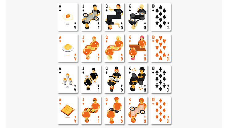 The Sandwich Series (Egg) Playing Cards