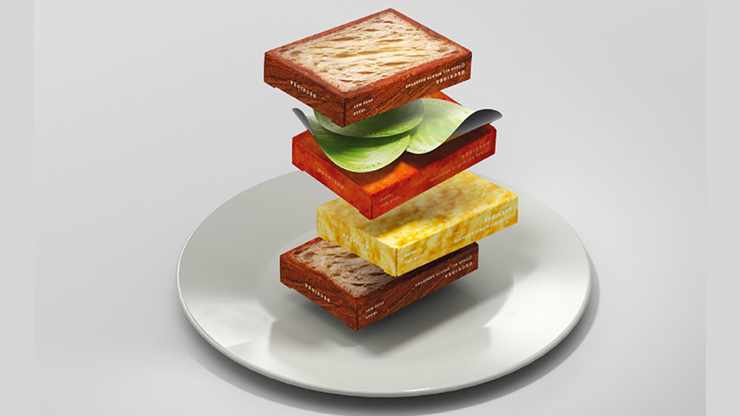 The Sandwich Series (Egg) Playing Cards