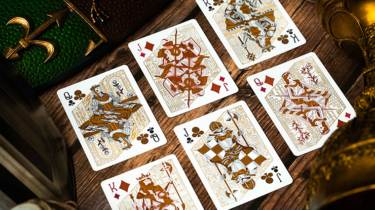 King Arthur (Emerald Saga) Playing Cards by Riffle Shuffle