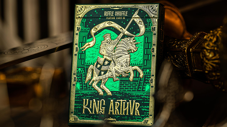 King Arthur (Emerald Saga) Playing Cards by Riffle Shuffle