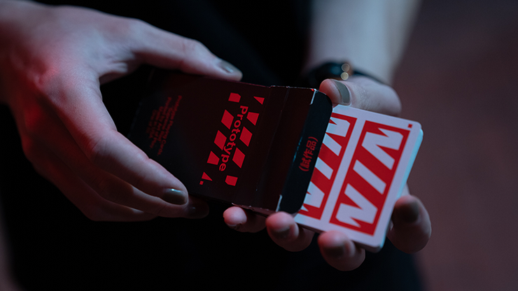 Prototype (Supreme Red) Playing Cards by Vin