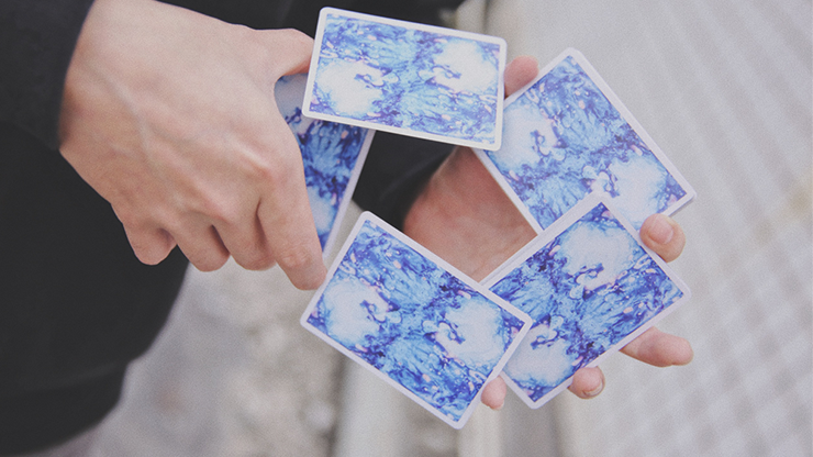 Fluid Art Blue (Standard Edition) Playing Cards