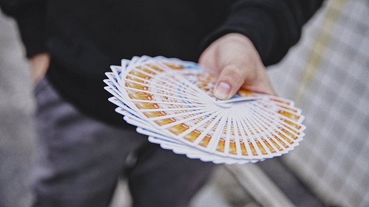 Fluid Art Orange (Standard Edition) Playing Cards